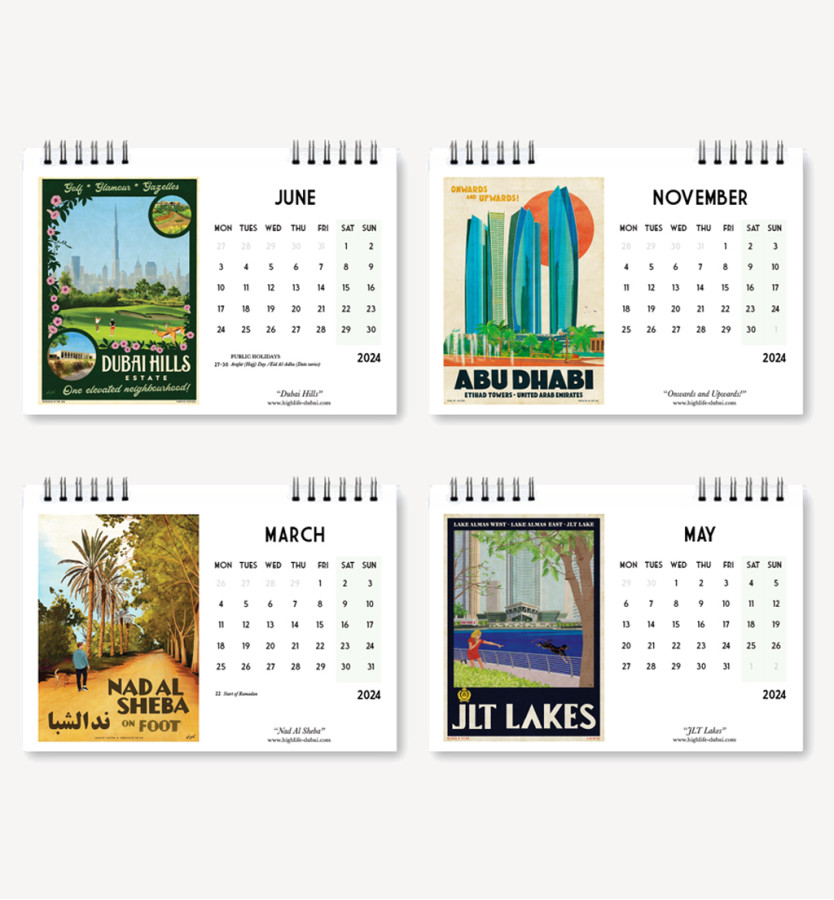 2024 Desktop Calendar