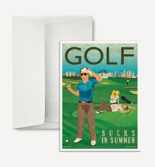 Greetings Card – 'Golf'
