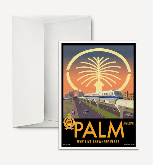 Greetings Card – 'Palm Jumeirah'